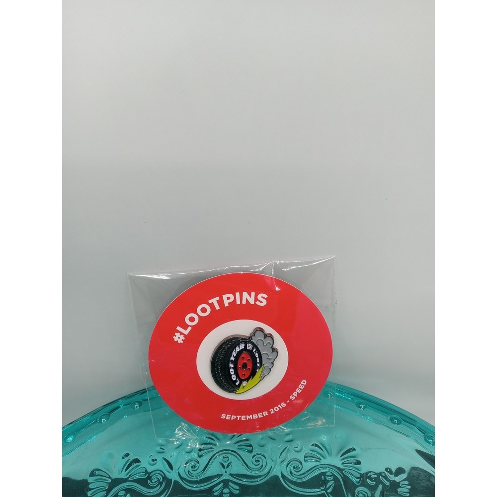NEW September  2016 Speed Loot Crate Exclusive Rare‎ Lootyear Loot Pin